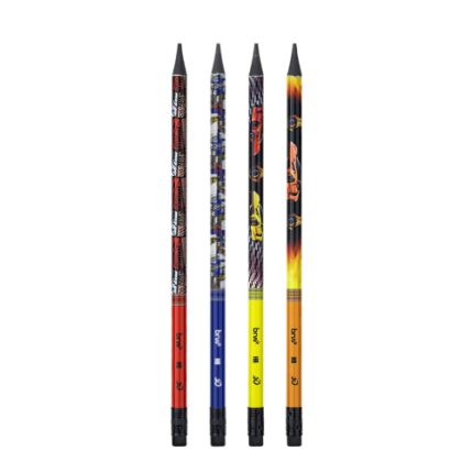 LÁPIS HB - ESTAMPADO - XTREME - RESINA REDONDO