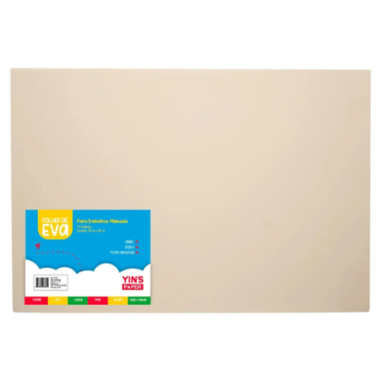 EVA BEGE 40X48 FOLHA 1.5 MM C/10 YINS PAPER