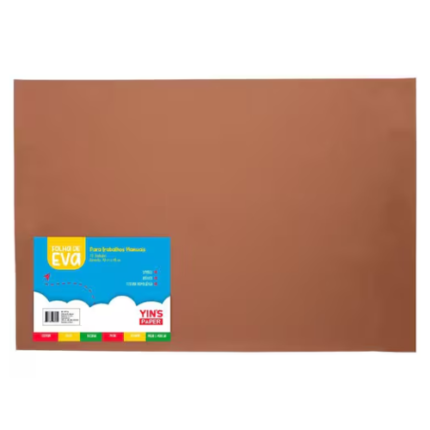 EVA MARROM 40X48 FOLHA 1.5 MM UN YINS PAPER