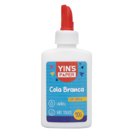 COLA BRANCA COM ESPATULA 90G UN YINS PAPER