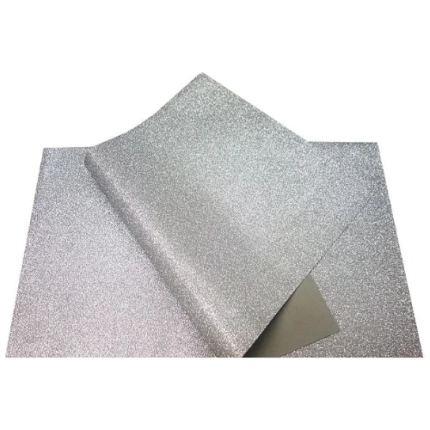 EVA PRATEADO 40X60 C/GLITTER FOLHA 1.5 MM UN YINS PAPER