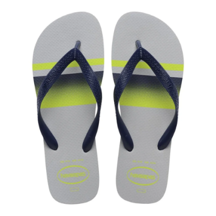 HAVAIANAS MASC TOP BASIC CINZA GELO/MARINHO 41/2 1UN