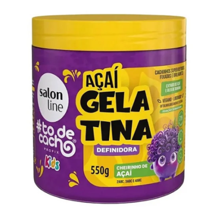 SALON LINE KIDS TO DE CACHO GELATINA  COND  ACAI DEFINIDOR 55OG