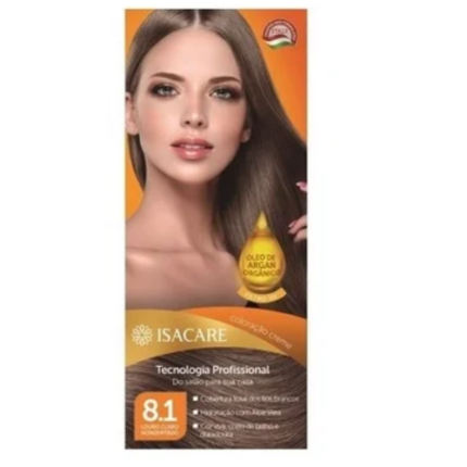 TINTURA ISACARE 8.1 LOURO CLARO ACINZENTADO$
