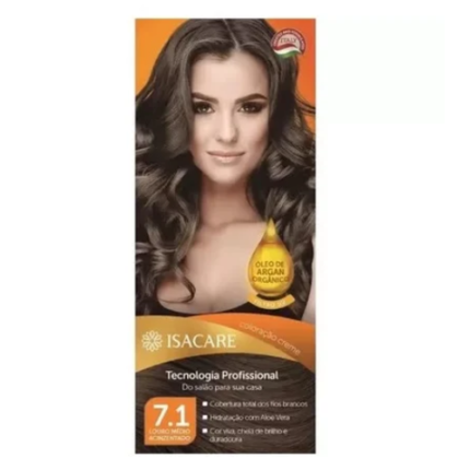 TINTURA ISACARE 7.1 LOURO MEDIO ACINZENTADO$