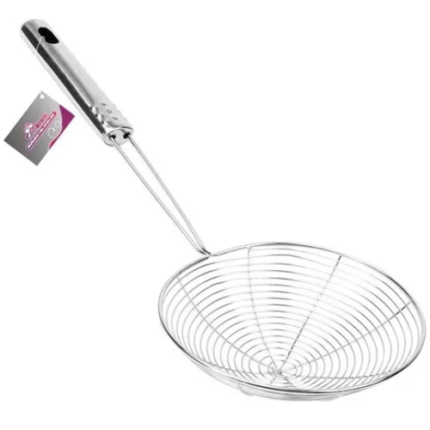 ESCUMADEIRA P/ FRITURA INOX 19X39CM