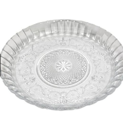 PRATO DE VIDRO PARA BOLO BOHEMIA 30CM - CM6