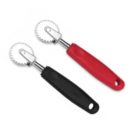 CORTA E FECHA PASTEL VERMELHO/PRETO PRATIC 19,2X6,5CM - CM36