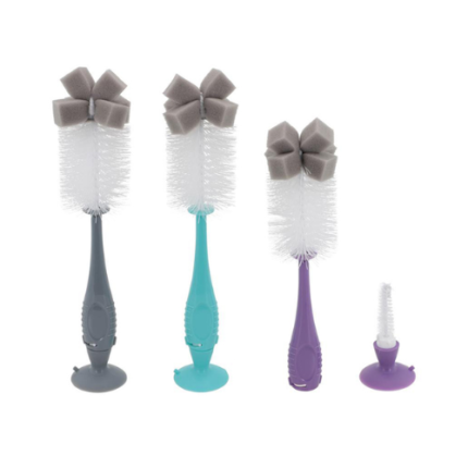 ESCOVA P/ LAVAR MAMADEIRA EM NYLON 25 X 4,5 X 4,5CM