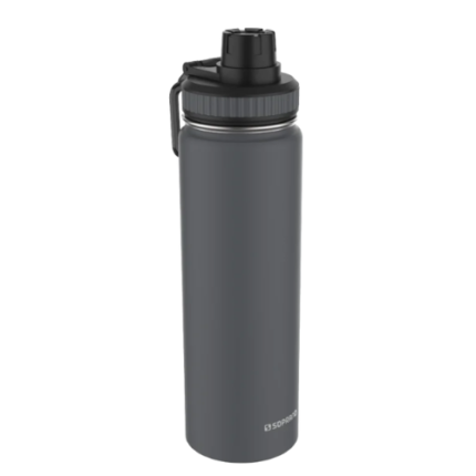 GARRAFA TERMICA EVEREST 650ML CINZA