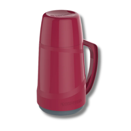 GARRAFA TERMICA CRISTAL 500ML VERMELHA
