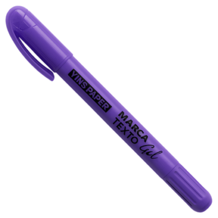 MARCA TEXTO EM GEL ROXO YINS PAPER