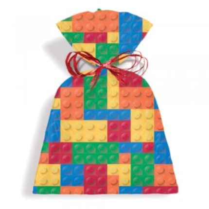 SACO PRESENTE BLOCOS 30cmX45cm 50un