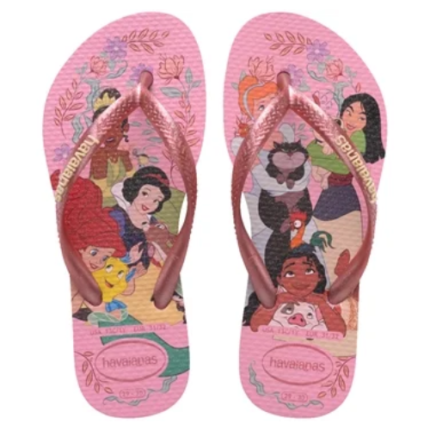 HAVAIANAS KDS SLIM PRINCESS ROSA GLOW 27/8 1UN