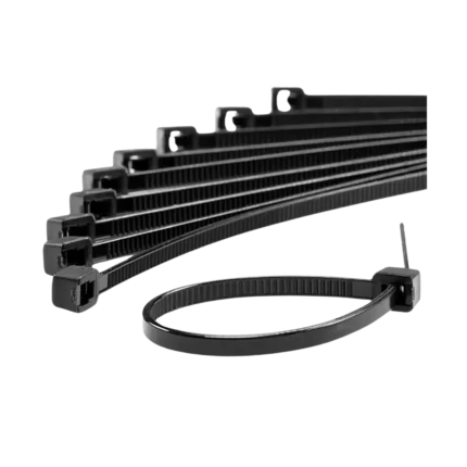 BF ABRACADEIRA DE NYLON 100PCS PRETA 2,5X80MM