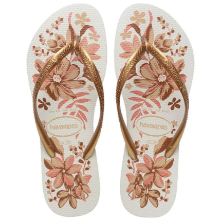 HAVAIANAS FEM SLIM ORGANIC BCO/DOUR 41/2 1UN