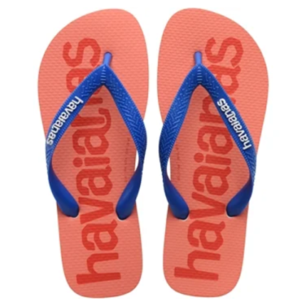 HAVAIANAS TOP LOGOMANIA2 BRANCO/SALMAO 35/6 1UN