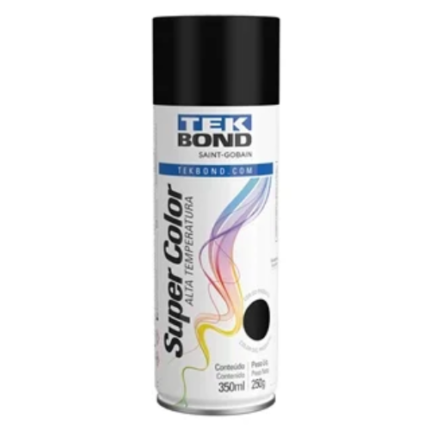 *TINTA SPRAY TEKBOND PTO FOSCO ALTA TEMP 350ML