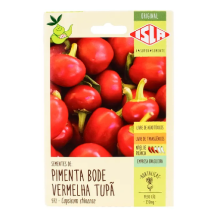 SEMENTE PIMENTA TUPA BODE VRM 0,25G ISLA
