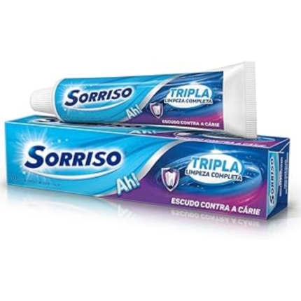 CREME DENTAL SORRISO TRIPLA LIMPEZA COMPLETA  70 GR