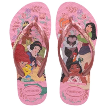 HAVAIANAS KIDS SLIM PRINCESS ROSA ROSA 23/4 1UN