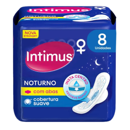 ABSORVENTE INTIMUS NOT SUAVE C/ABAS 8UN