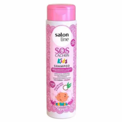 SHAMPOO INFANTIL SALON LINE SOS CACHOS KIDS 300ML