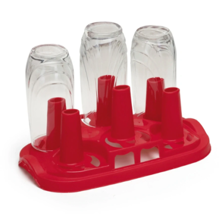 ESCORREDOR DE COPOS 6 LUGARES