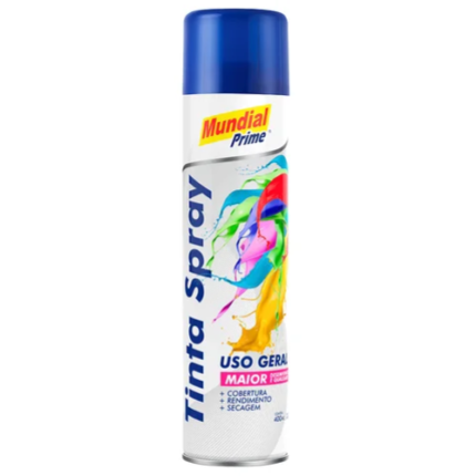 TINTA SPRAY 400ML MUNDIAL PRIME UG AZUL ESCURO