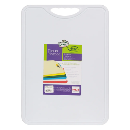 TABUA PLASTICA PARA CHURRASCO N 10 - BRANCO