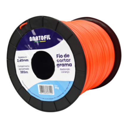 FIO CORTA GRAMA 2,40MM QUAD BLIS 250G BARTOFIL