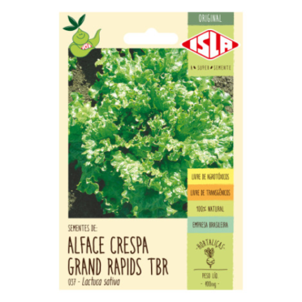 SEMENTE ALFACE CRESPA GRAND RAPIDS 0,25G ISLA