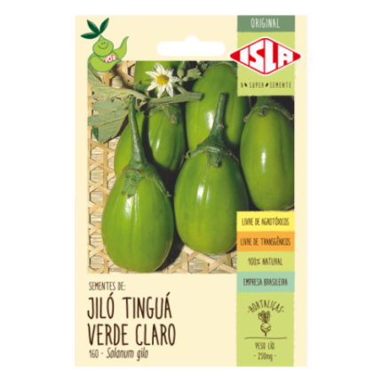 SEMENTE JILO TINGUA VDE CLARO 0,25G ISLA