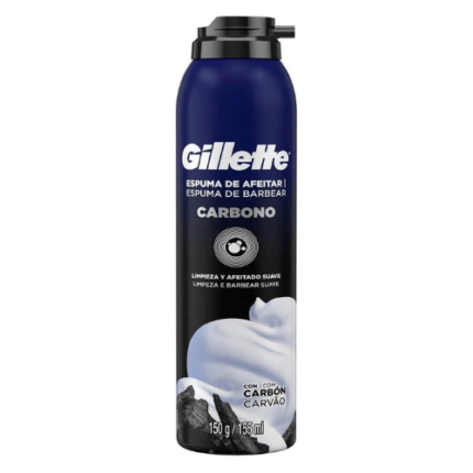 ESPUMA DE BARBEAR GILLETTE CARBONO 150GR