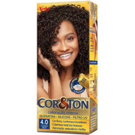 TINTURA COR&TON 4.0 CASTANHO MEDIO 1UN