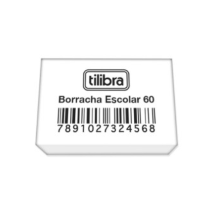 BORRACHA ESC PQ BRANCA 60 UN