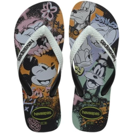 HAVAIANAS DISNEY STYLISH BCO/PRETO/BRANCO 45/6 1UN