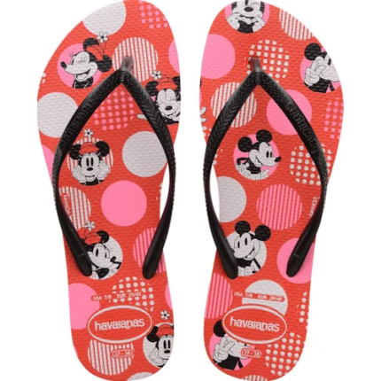 HAVAIANAS SLIM DISNEY VERMELHO CRUSH 39/0 1UN