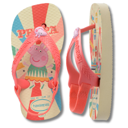 HAVAIANAS NEW BABY PEPPA PIG ROSA FLUX 17/8 1UN