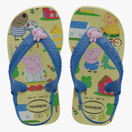 HAVAIANAS NEW BABY PEPPA PIG AMARELO LIMAO 23/4 1UN