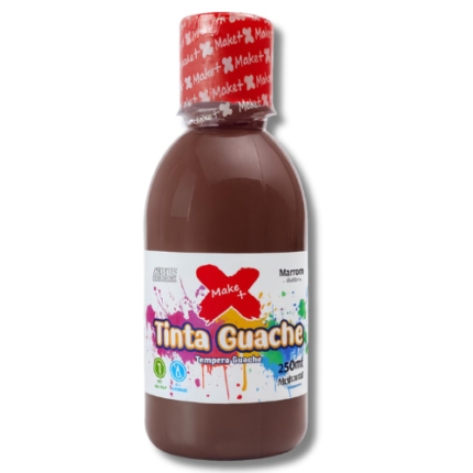 TINTA GUACHE 250ML MARROM
