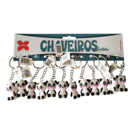 CHAVEIRO PANDINHA 4CM CR UN