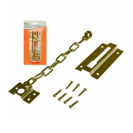 BF CORRENTE DE SEGURANCA PARA PORTA DOURADO