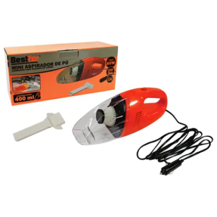 BF MINI ASPIRADOR DE PO AUTOMOTIVO 60W (TOMADA 12V)
