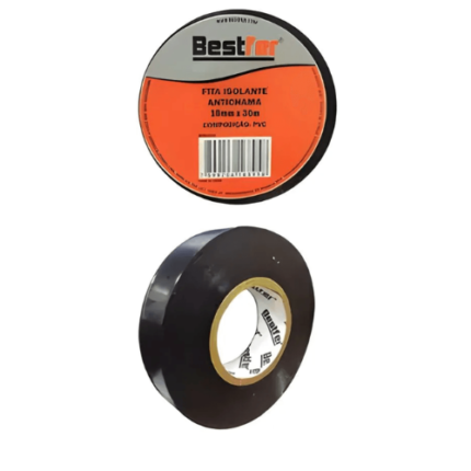 BF FITA ISOLANTE PRETA ANTICHAMA 18MMX10M