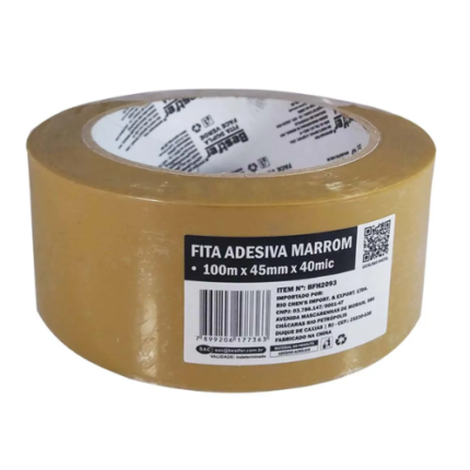BF FITA ADESIVA MARROM 45MX45MMX40MIC