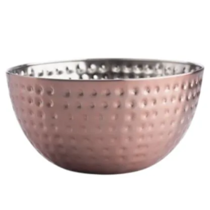 SALADEIRA MARTELADA M ROSE GOLD 1,75L 19CM INOX