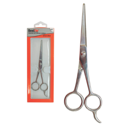 BF TESOURA P/ CORTAR CABELO ACO INOX 19CM