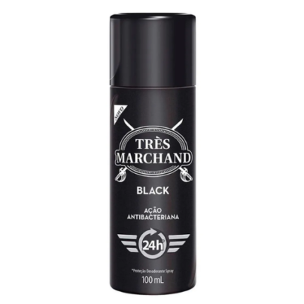 DESODORANTE SPRAY TRES MARCHAND BLACK 100ML R0766