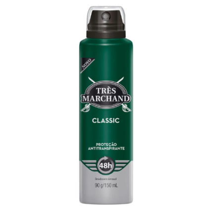 DESODORANTE AEROSOL TRES MARCHAND CLASSIC 150ML R8627